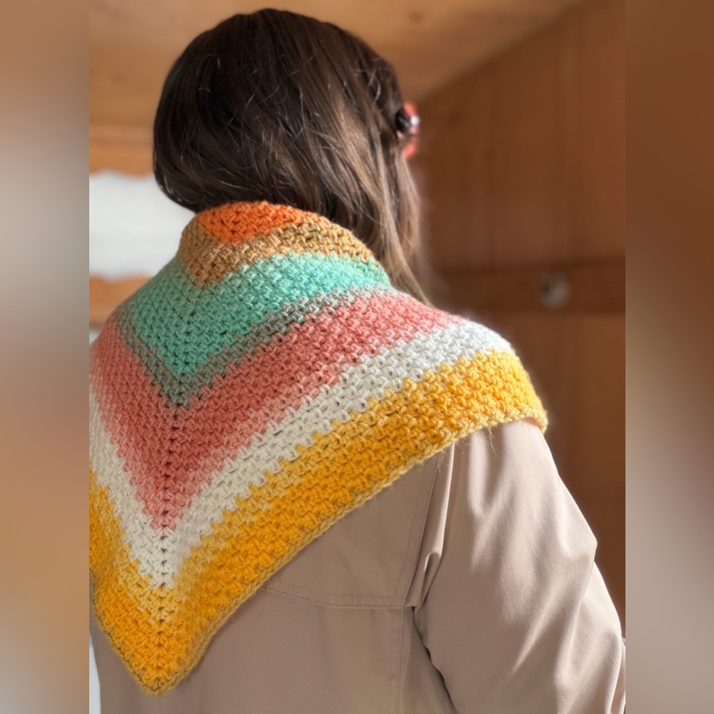 Colorful Crochet Shawl